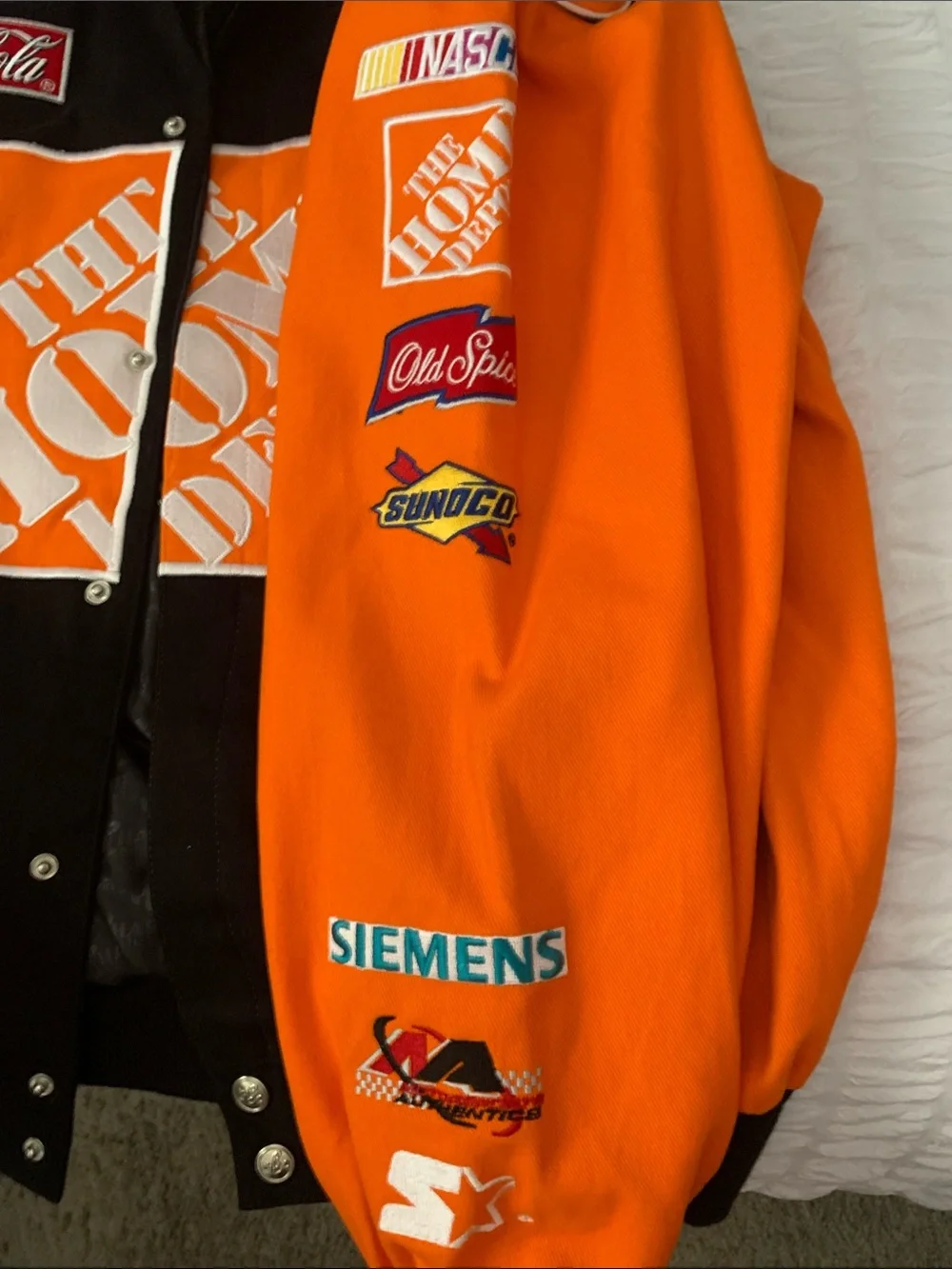 Home Depot racing jacket